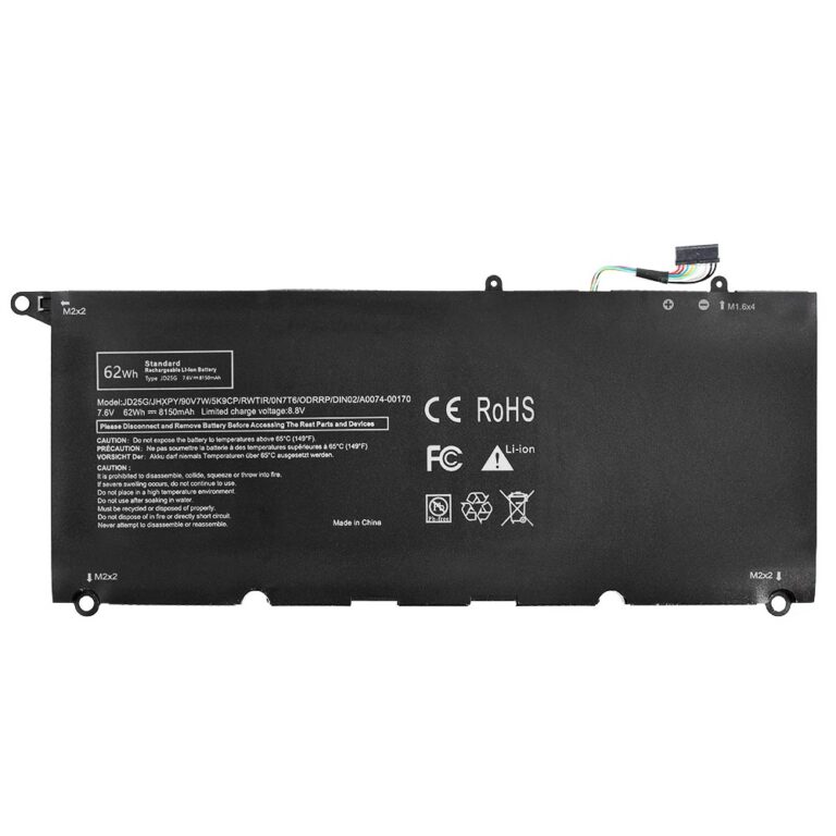 JD25G Dell laptop replacement batteries
